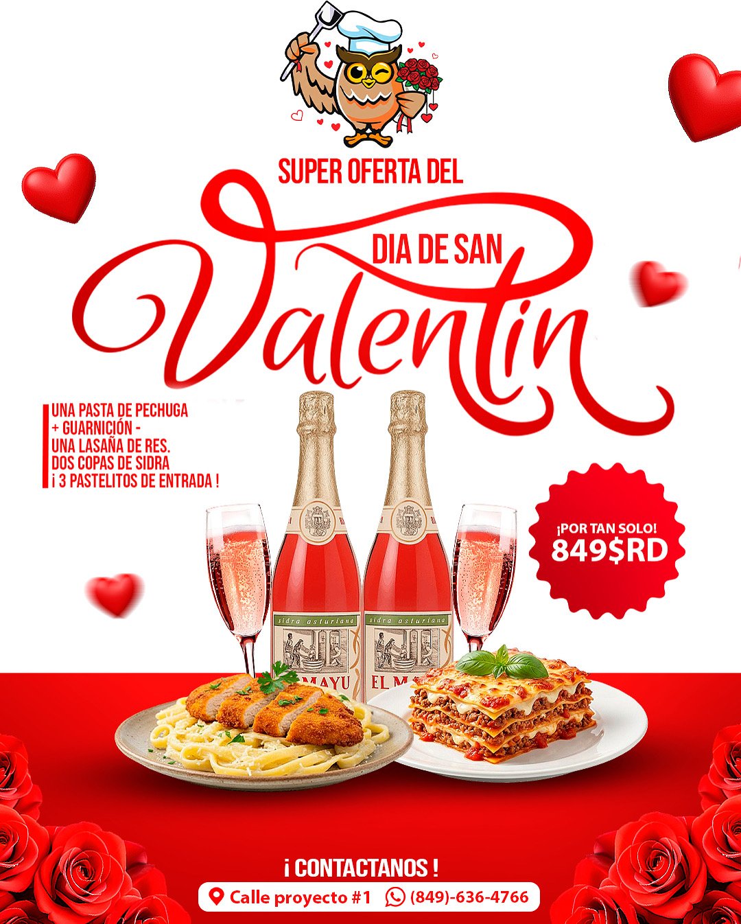 San Valentín oferta 